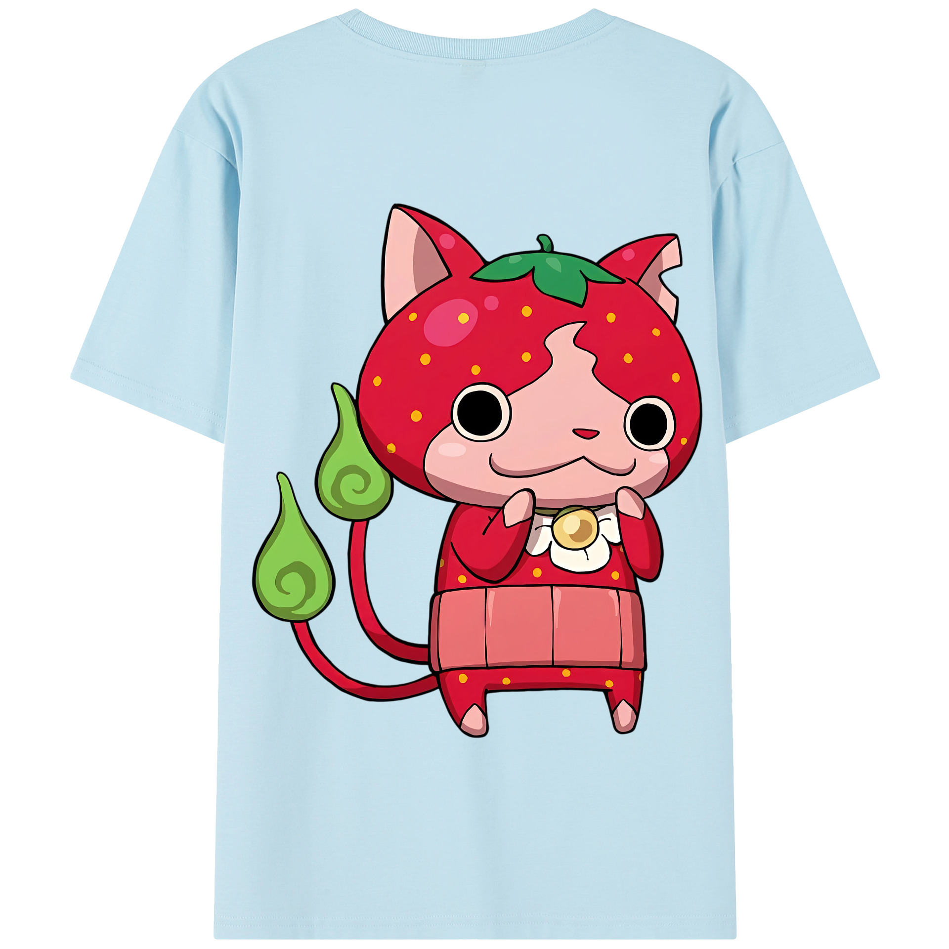 （画像用） 妖怪ウォッチ Yo-kai Watch 綿100％半袖Tシャツ（背面プリント）